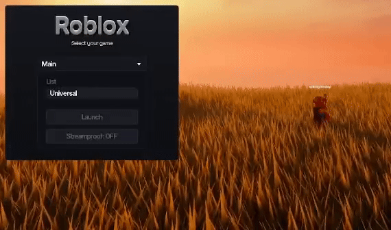Roblox External Menu