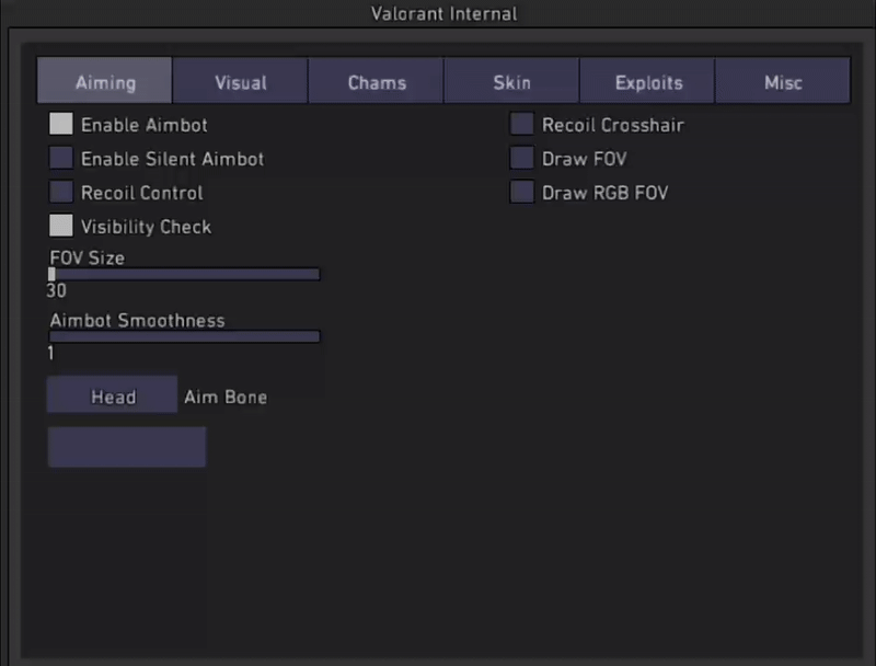 Valorant Internal Chair