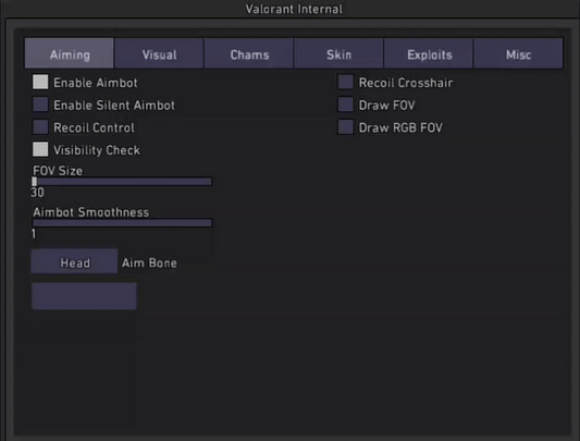 Valorant Internal Chair