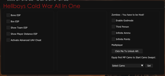 COLD WAR AIO MENU